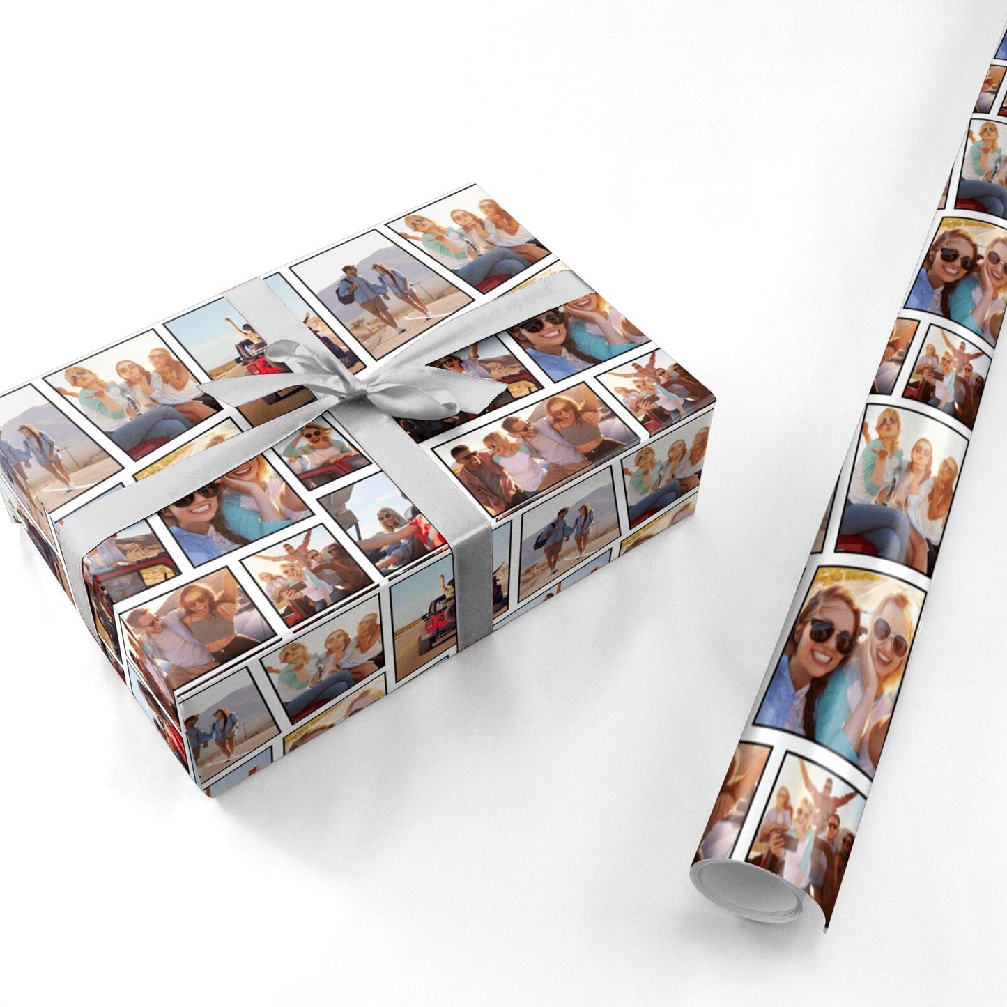 Abstract Comic Strip Photo Personalised Wrapping Paper