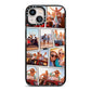 Abstract Comic Strip Photo iPhone 13 Black Impact Case on Silver phone