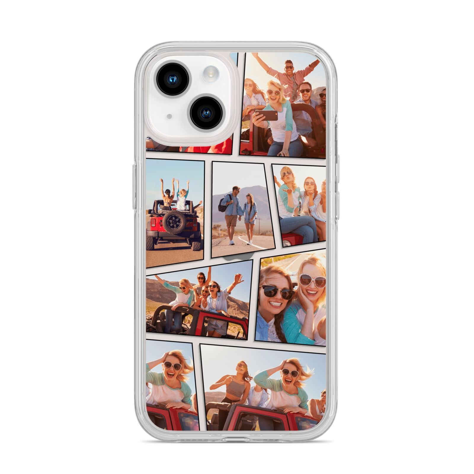 Abstract Comic Strip Photo iPhone 14 Clear Tough Case Starlight