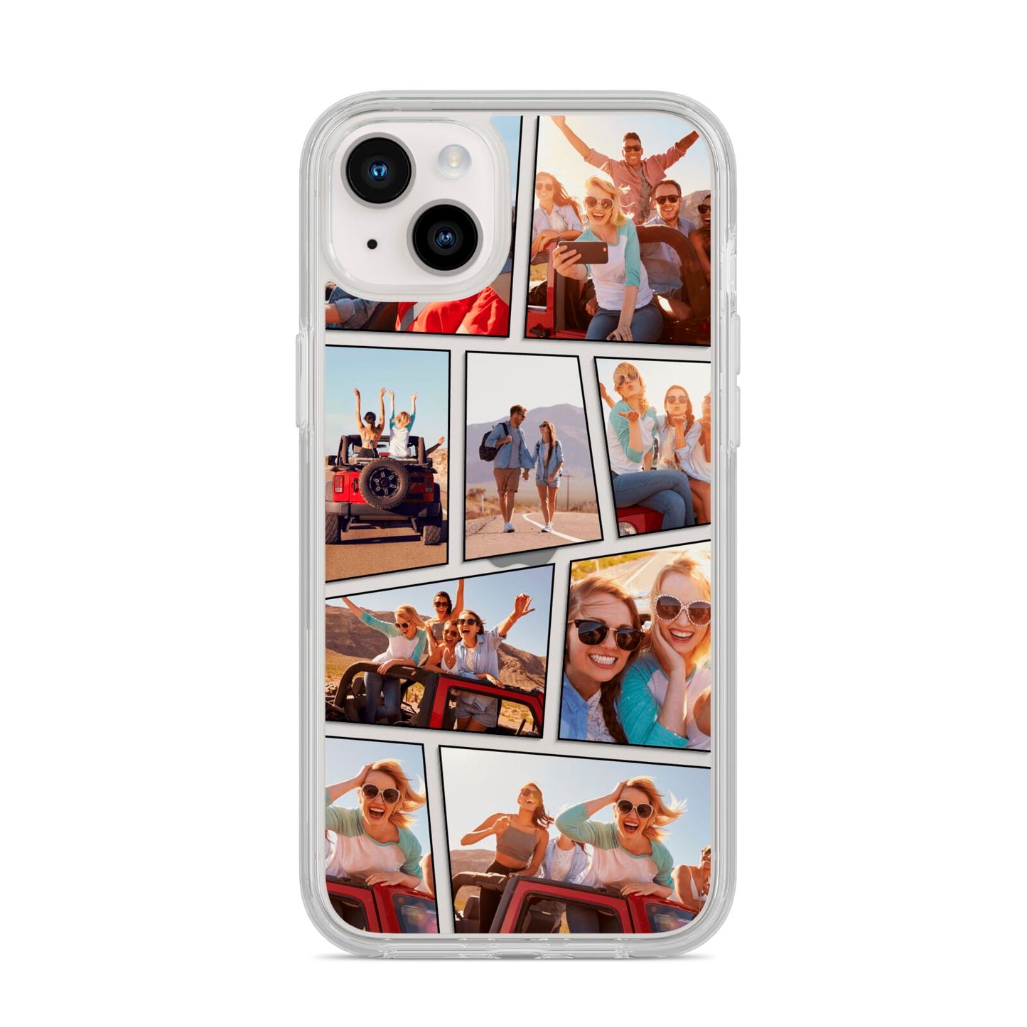 Abstract Comic Strip Photo iPhone 14 Plus Clear Tough Case Starlight