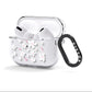 Abstract Daisy AirPods Clear Case 3rd Gen Side Image