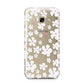 Abstract Daisy Samsung Galaxy A3 2017 Case on gold phone