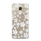 Abstract Daisy Samsung Galaxy A5 2016 Case on gold phone