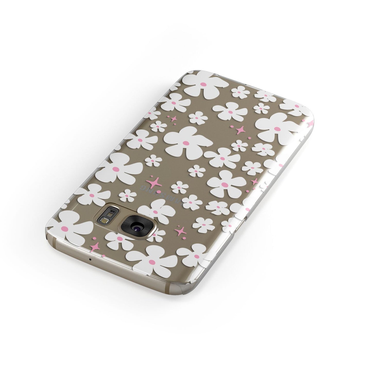 Abstract Daisy Samsung Galaxy Case Front Close Up