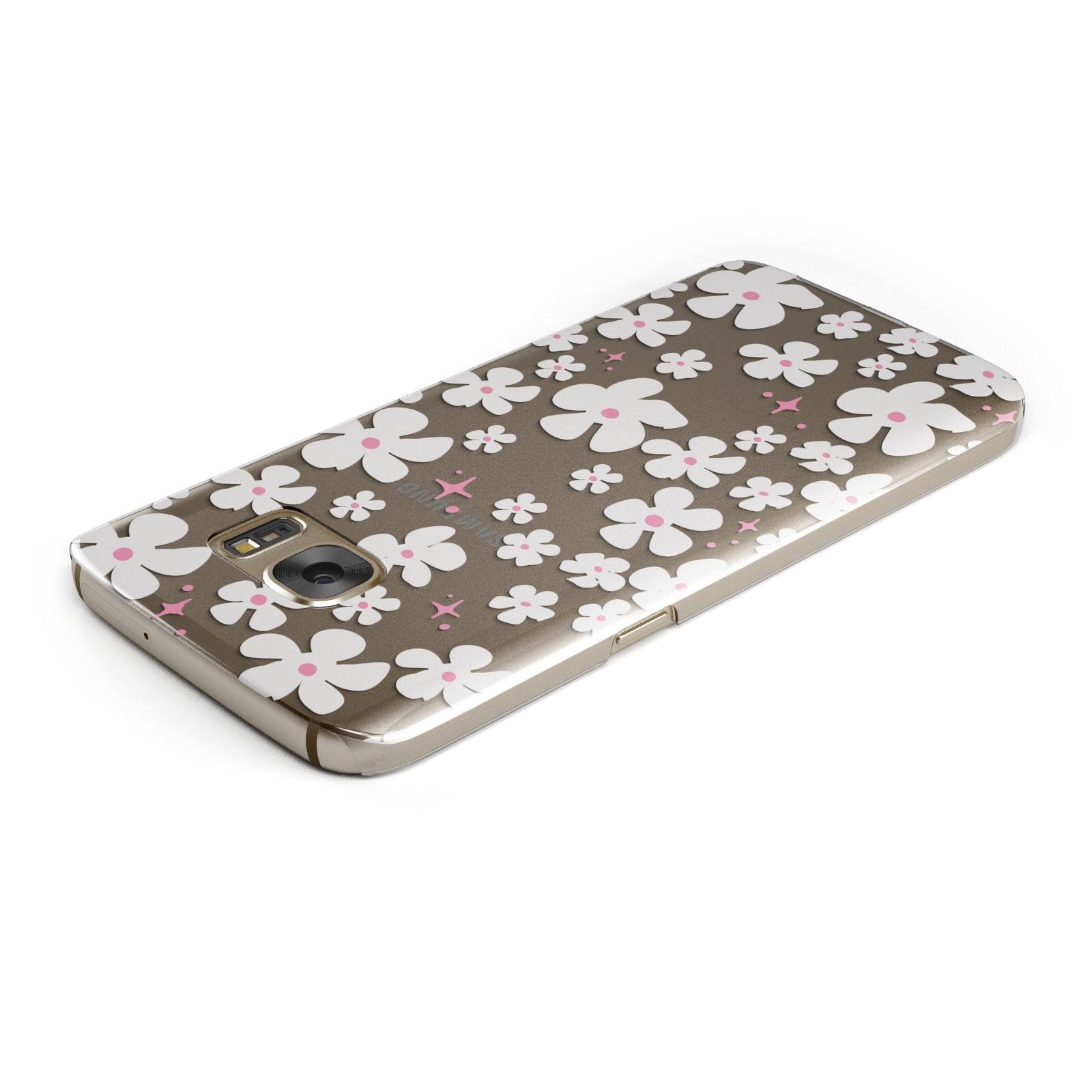 Abstract Daisy Samsung Galaxy Case Top Cutout