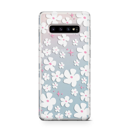 Abstract Daisy Samsung Galaxy S10 Case