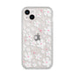 Abstract Daisy iPhone 14 Plus Clear Tough Case Starlight