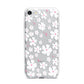 Abstract Daisy iPhone 7 Bumper Case on Silver iPhone
