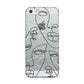 Abstract Face Apple iPhone 5 Case