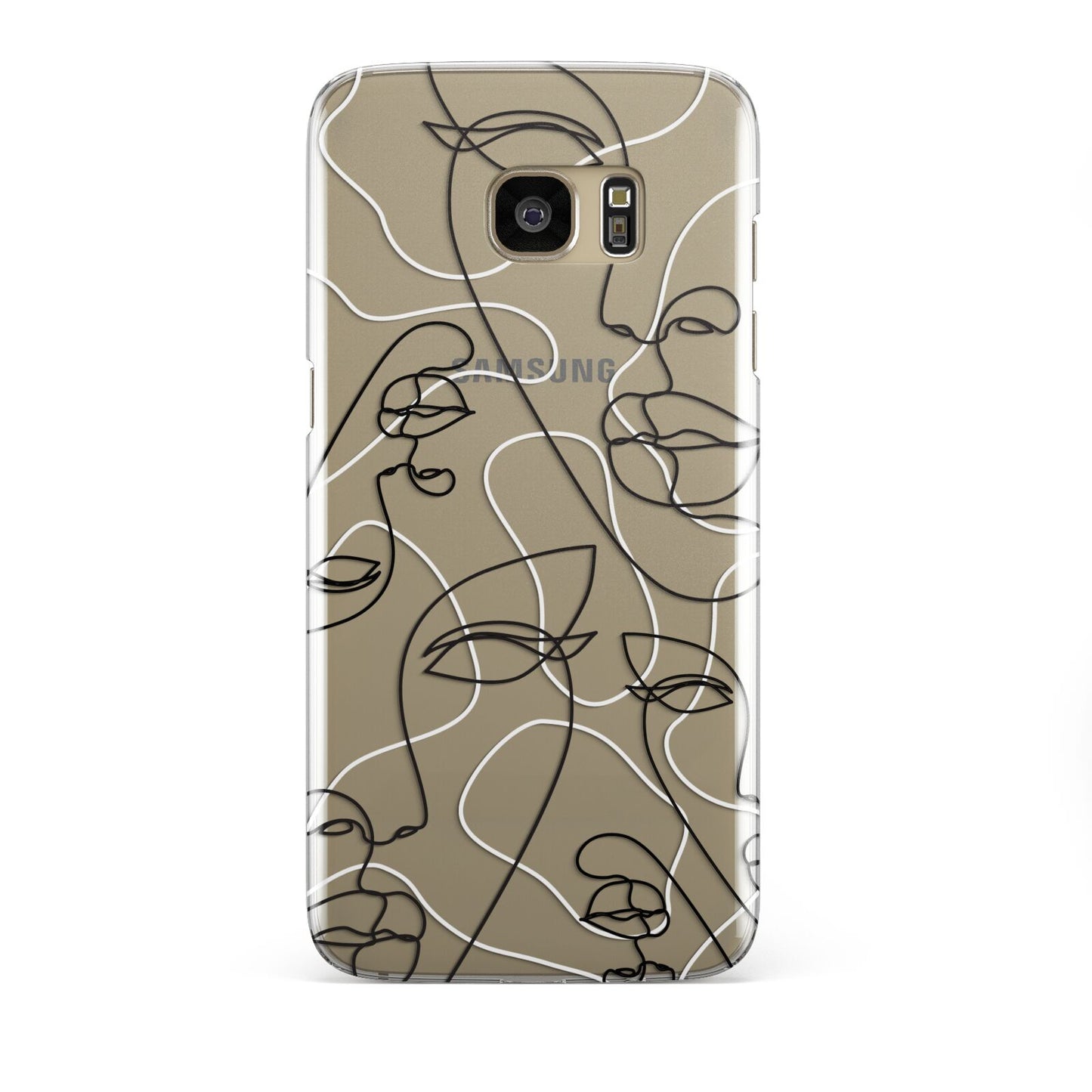 Abstract Face Samsung Galaxy S7 Edge Case