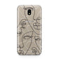 Abstract Face Samsung J5 2017 Case