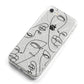 Abstract Face iPhone 8 Bumper Case on Silver iPhone Alternative Image