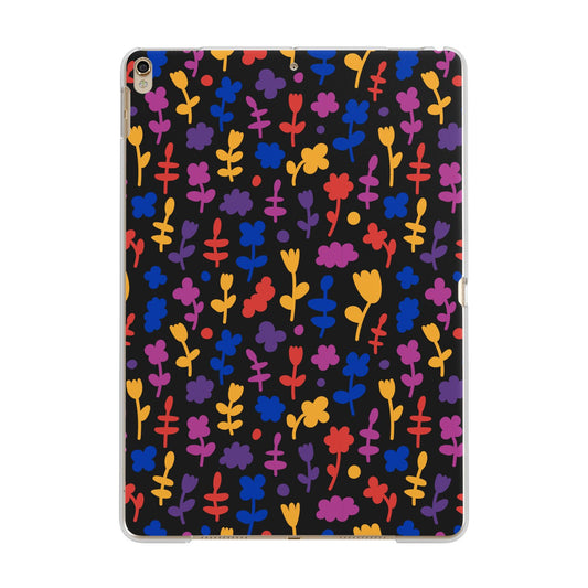 Abstract Floral Apple iPad Gold Case