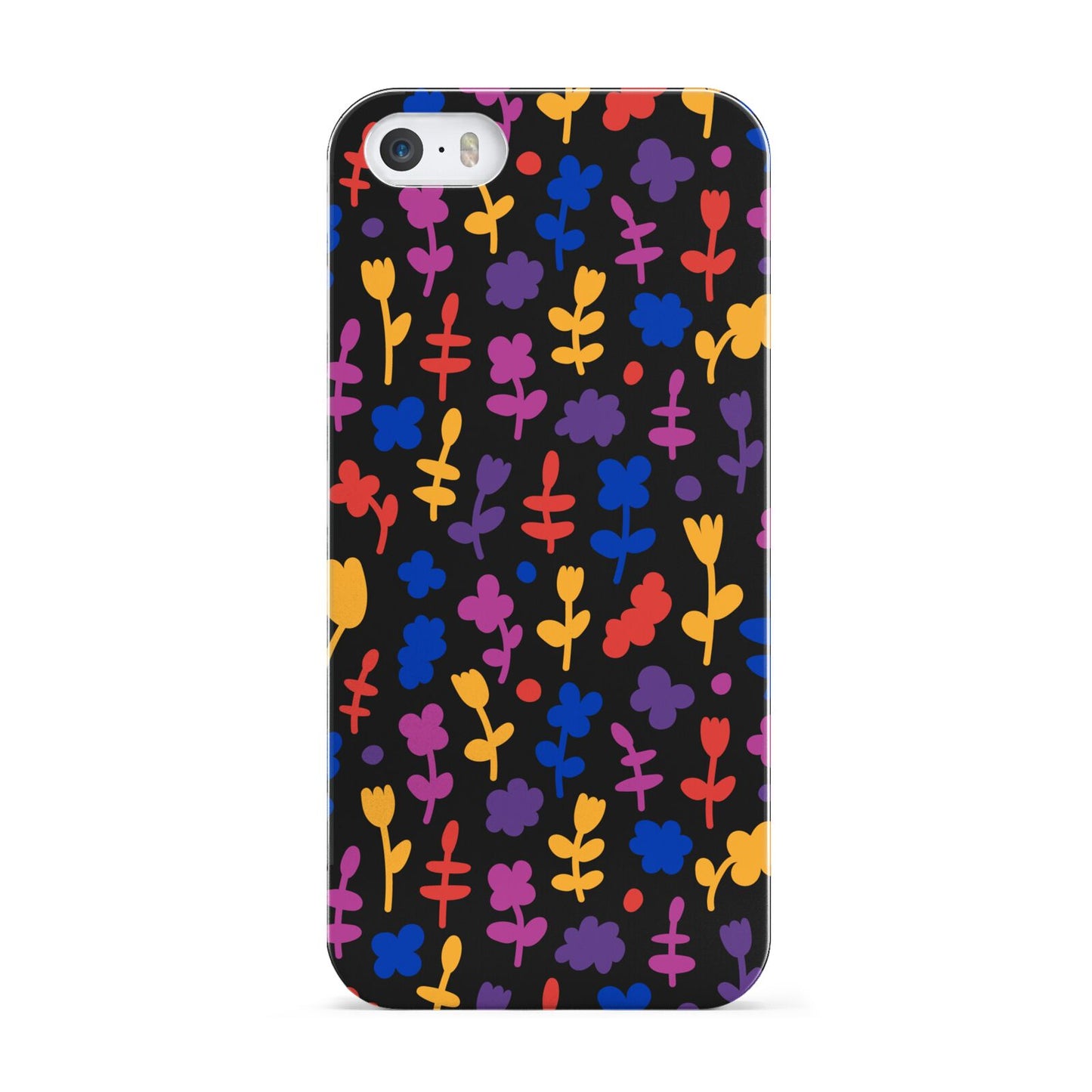 Abstract Floral Apple iPhone 5 Case