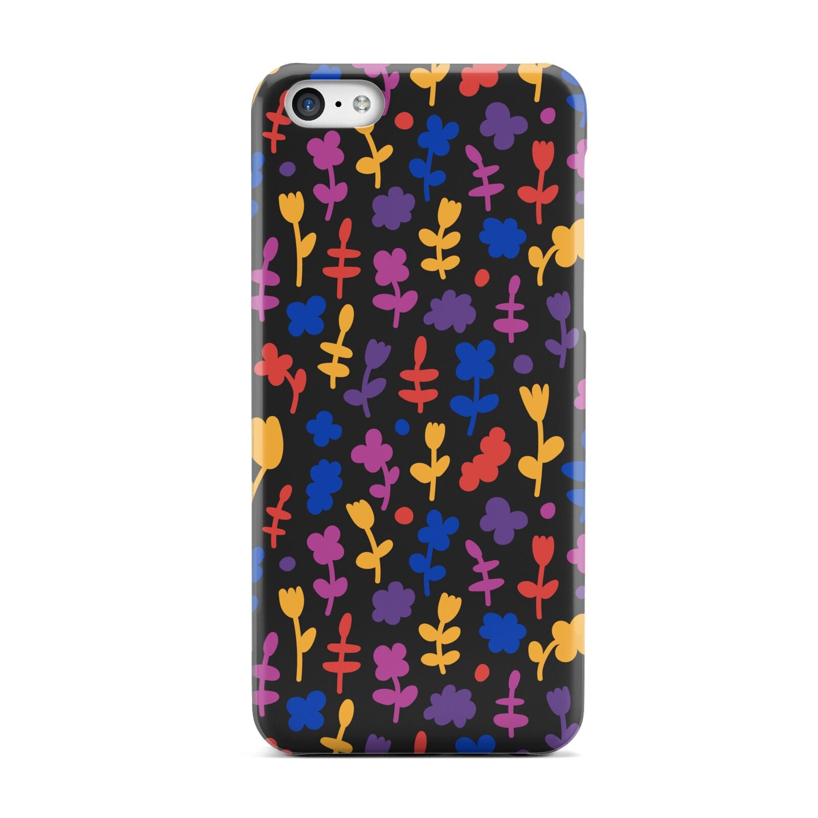 Abstract Floral Apple iPhone 5c Case