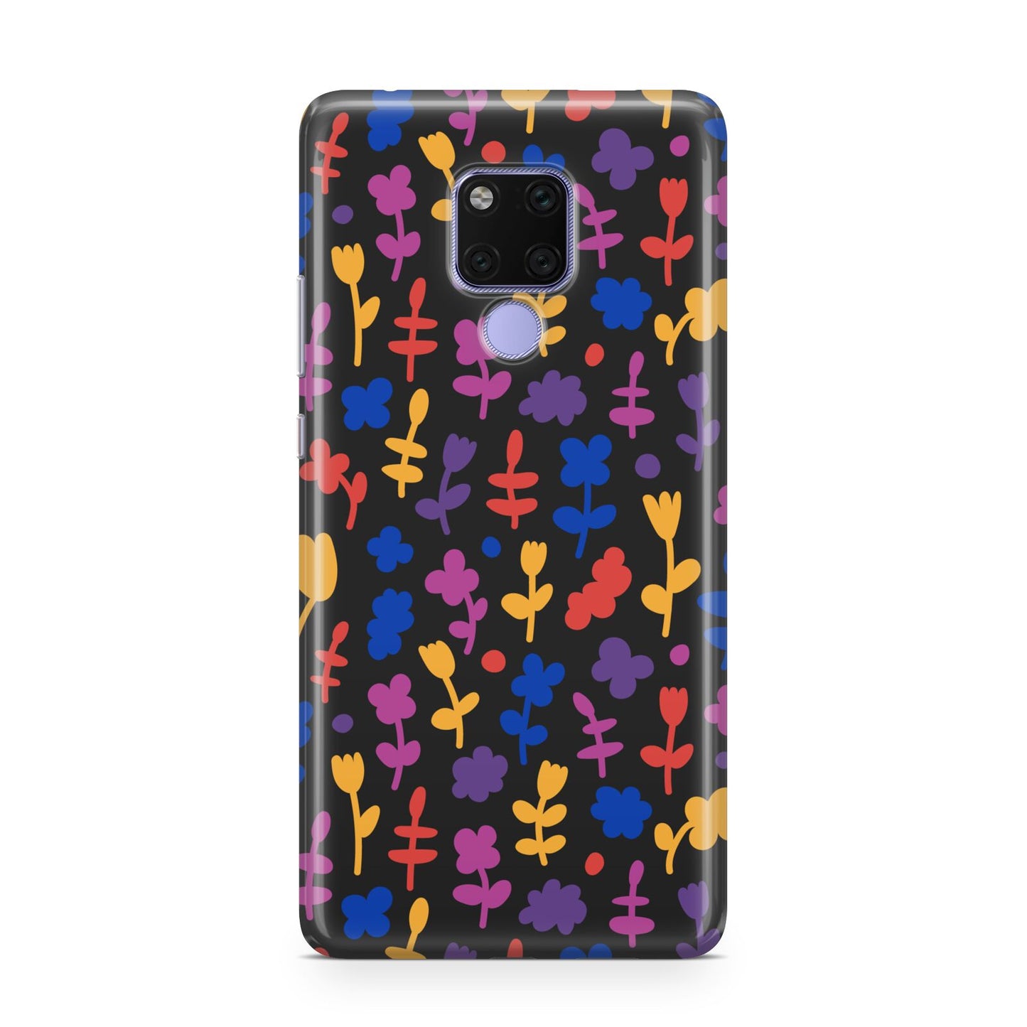 Abstract Floral Huawei Mate 20X Phone Case
