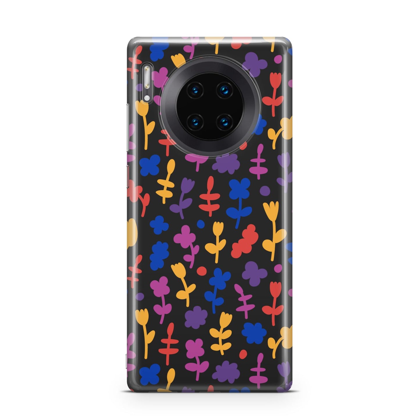 Abstract Floral Huawei Mate 30 Pro Phone Case