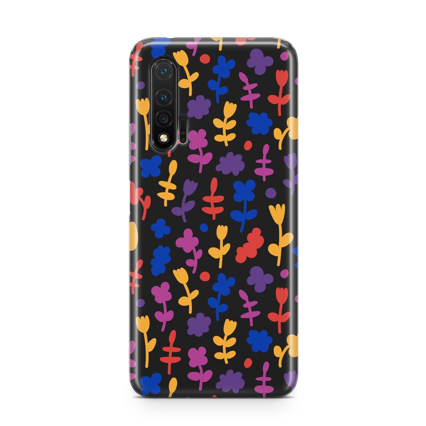Abstract Floral Huawei Nova 6 Phone Case