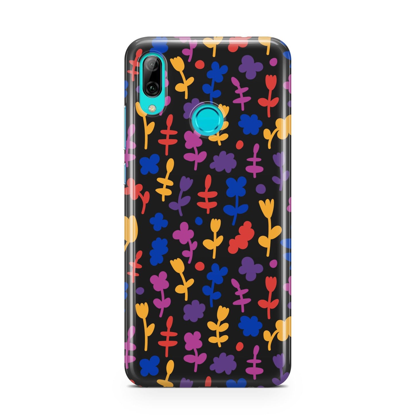 Abstract Floral Huawei P Smart 2019 Case