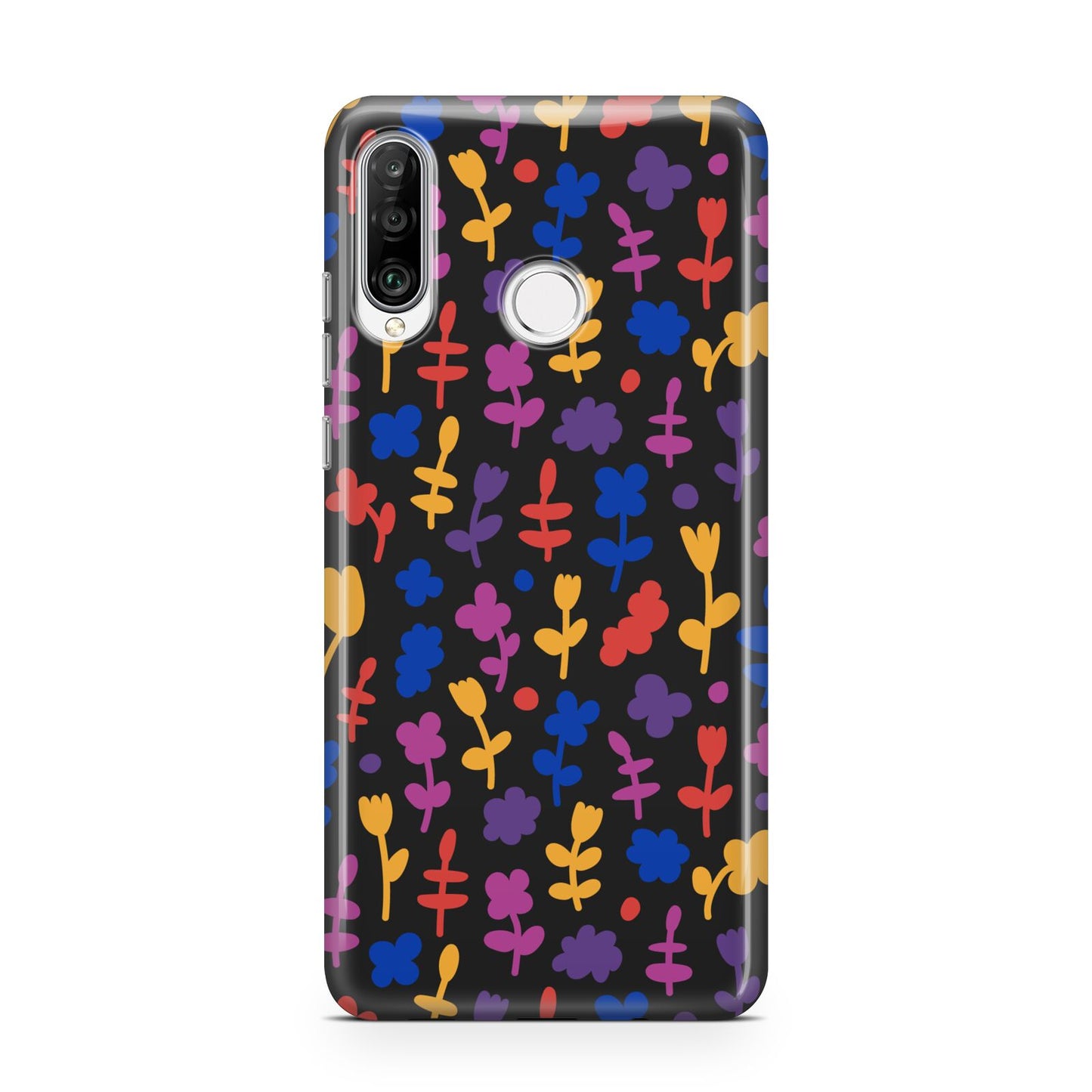 Abstract Floral Huawei P30 Lite Phone Case