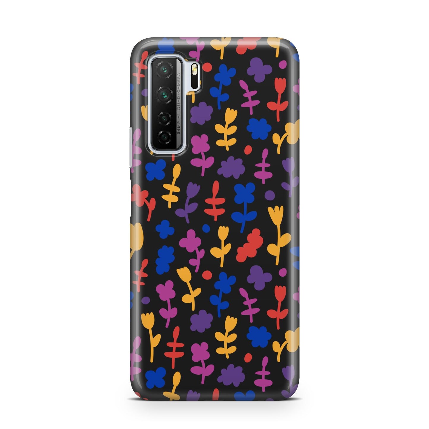 Abstract Floral Huawei P40 Lite 5G Phone Case