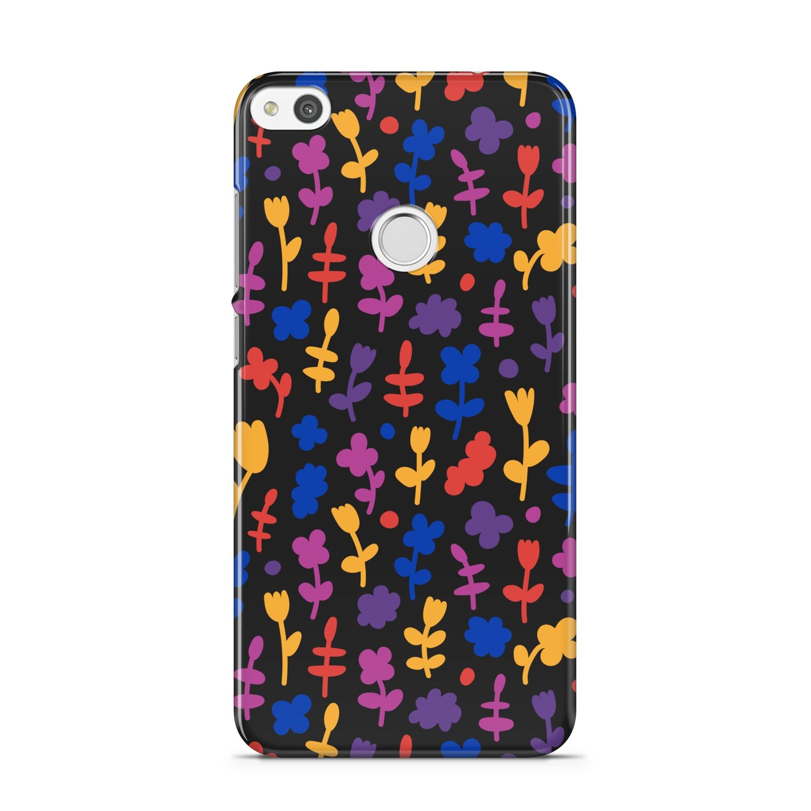 Abstract Floral Huawei P8 Lite Case