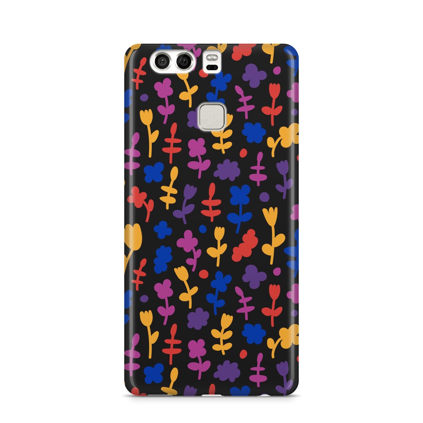 Abstract Floral Huawei P9 Case