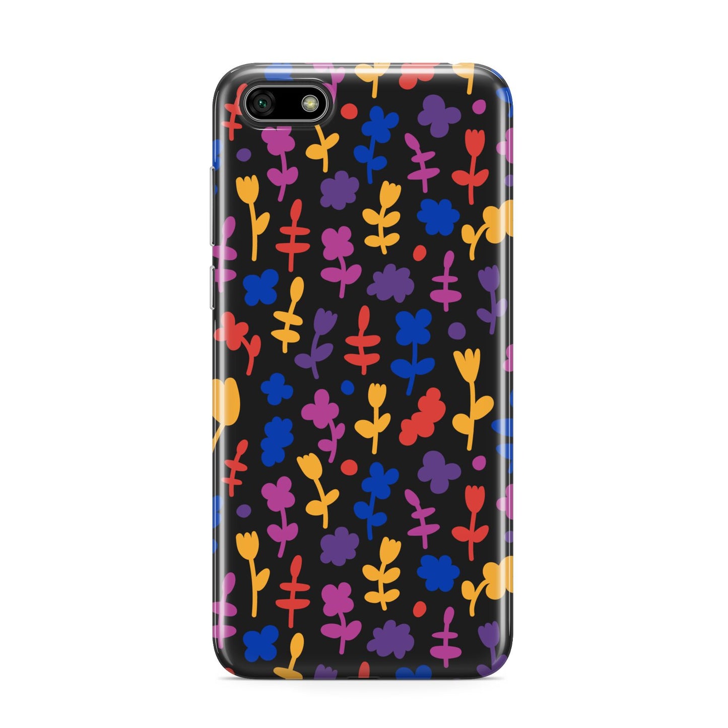Abstract Floral Huawei Y5 Prime 2018 Phone Case