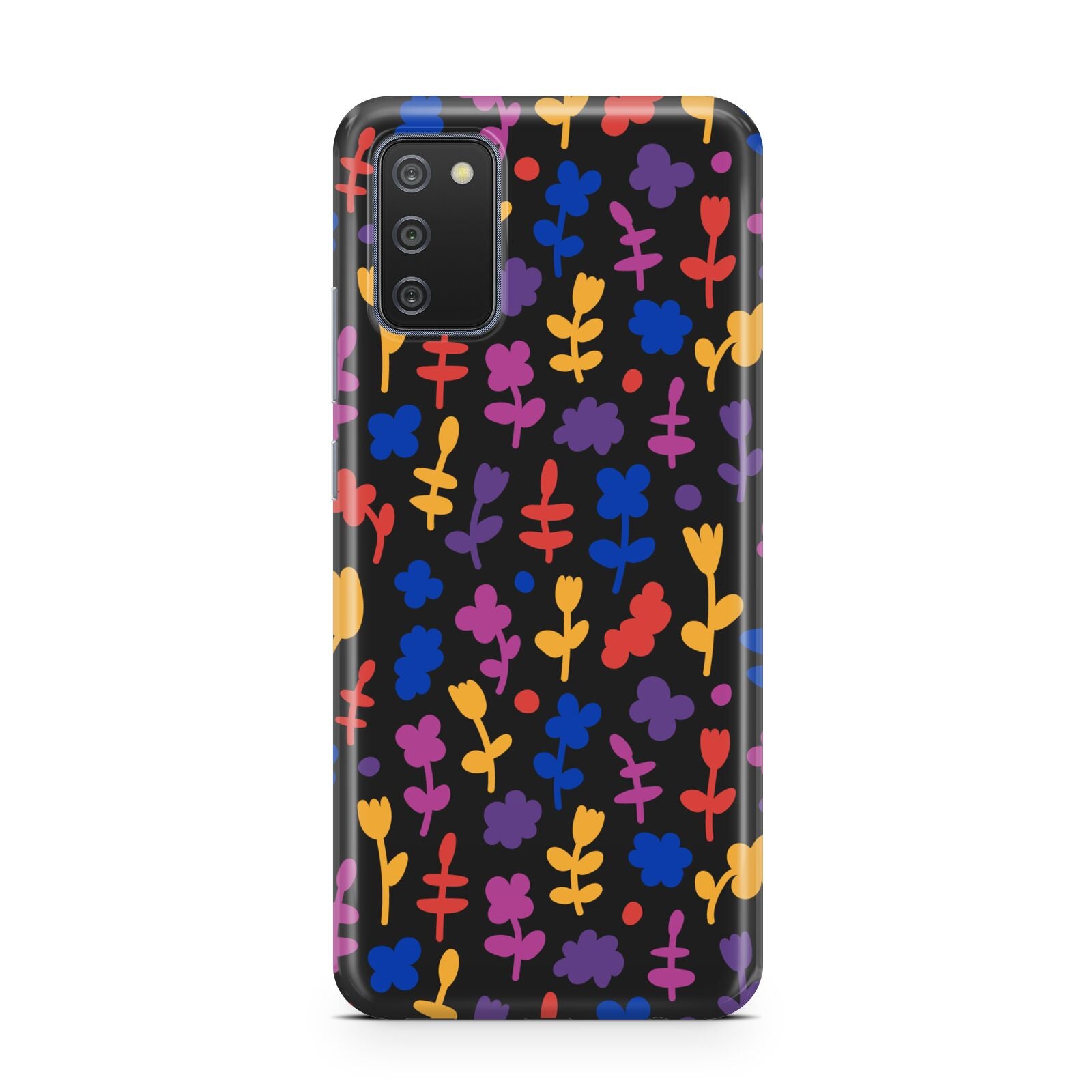 Abstract Floral Samsung A02s Case