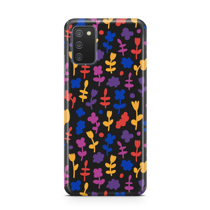Abstract Floral Samsung A02s Case