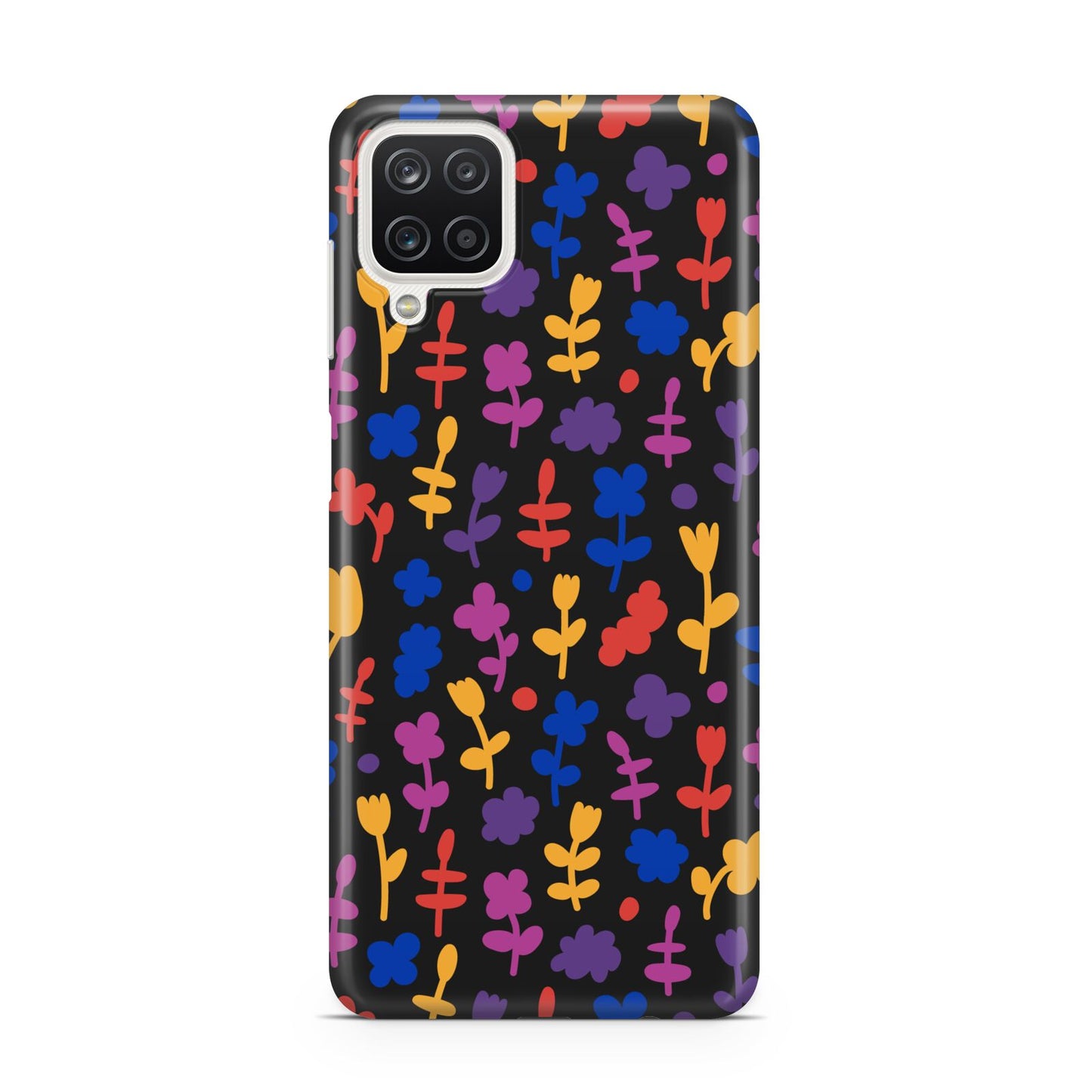 Abstract Floral Samsung A12 Case