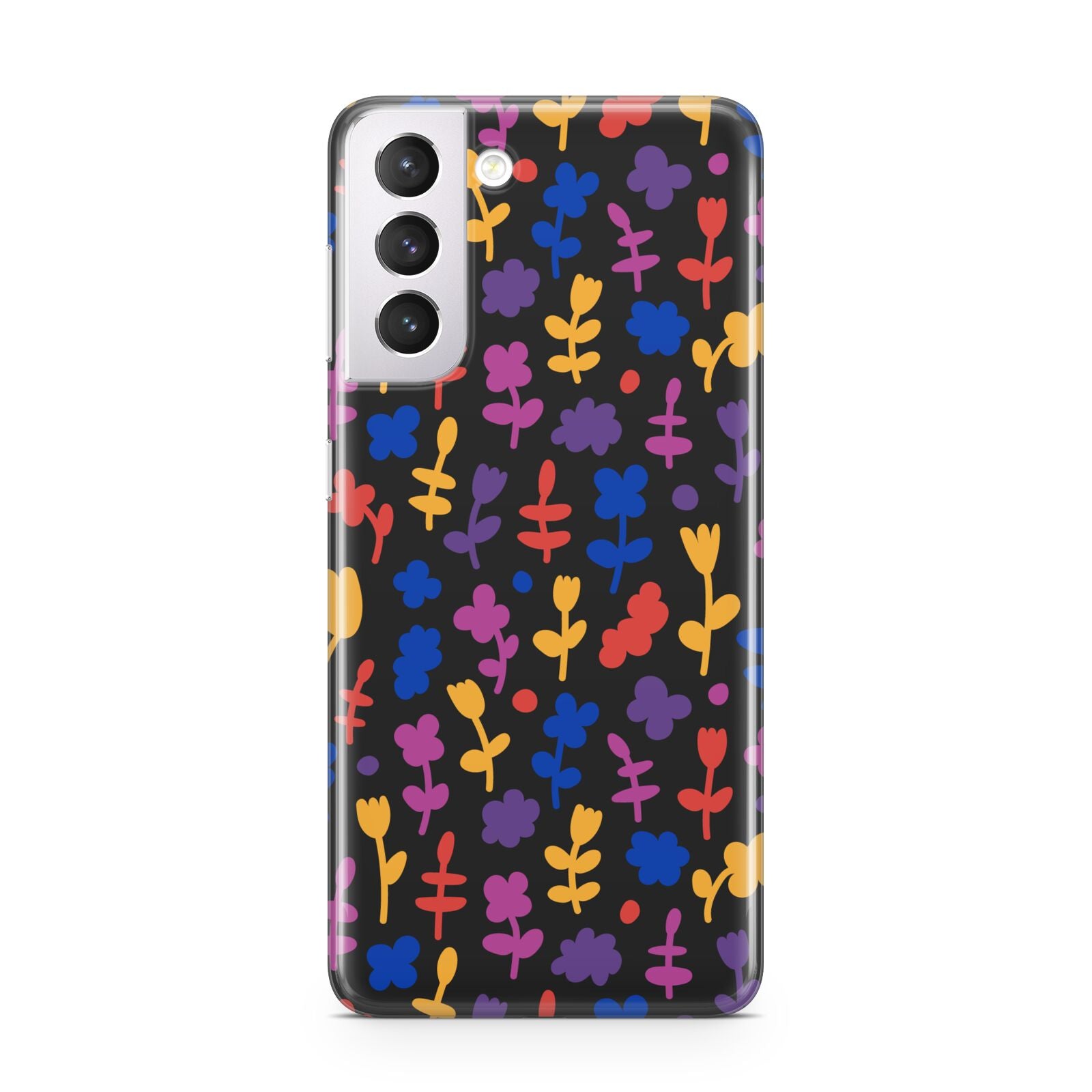 Abstract Floral Samsung S21 Case
