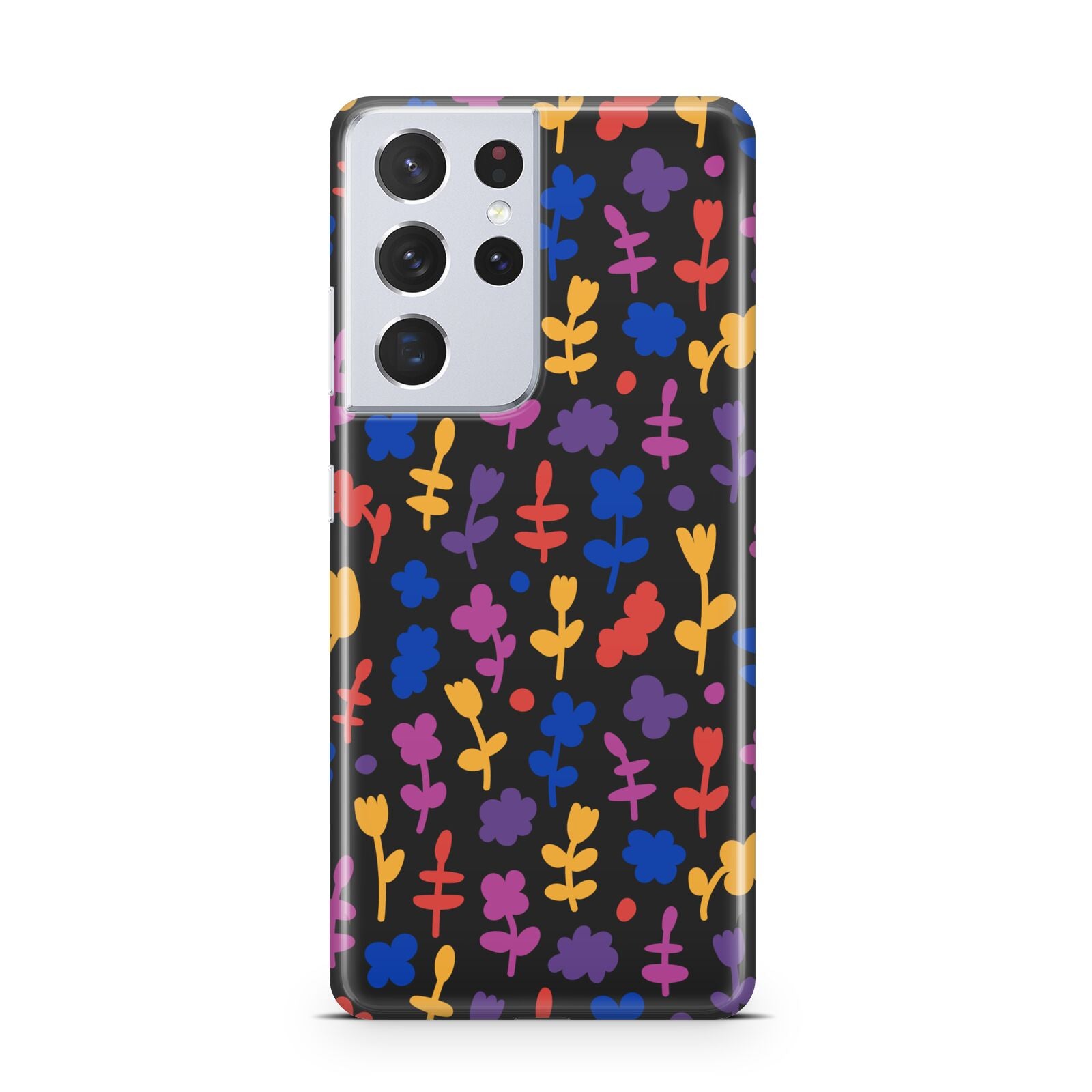 Abstract Floral Samsung S21 Ultra Case