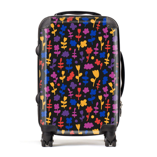 Abstract Floral Suitcase