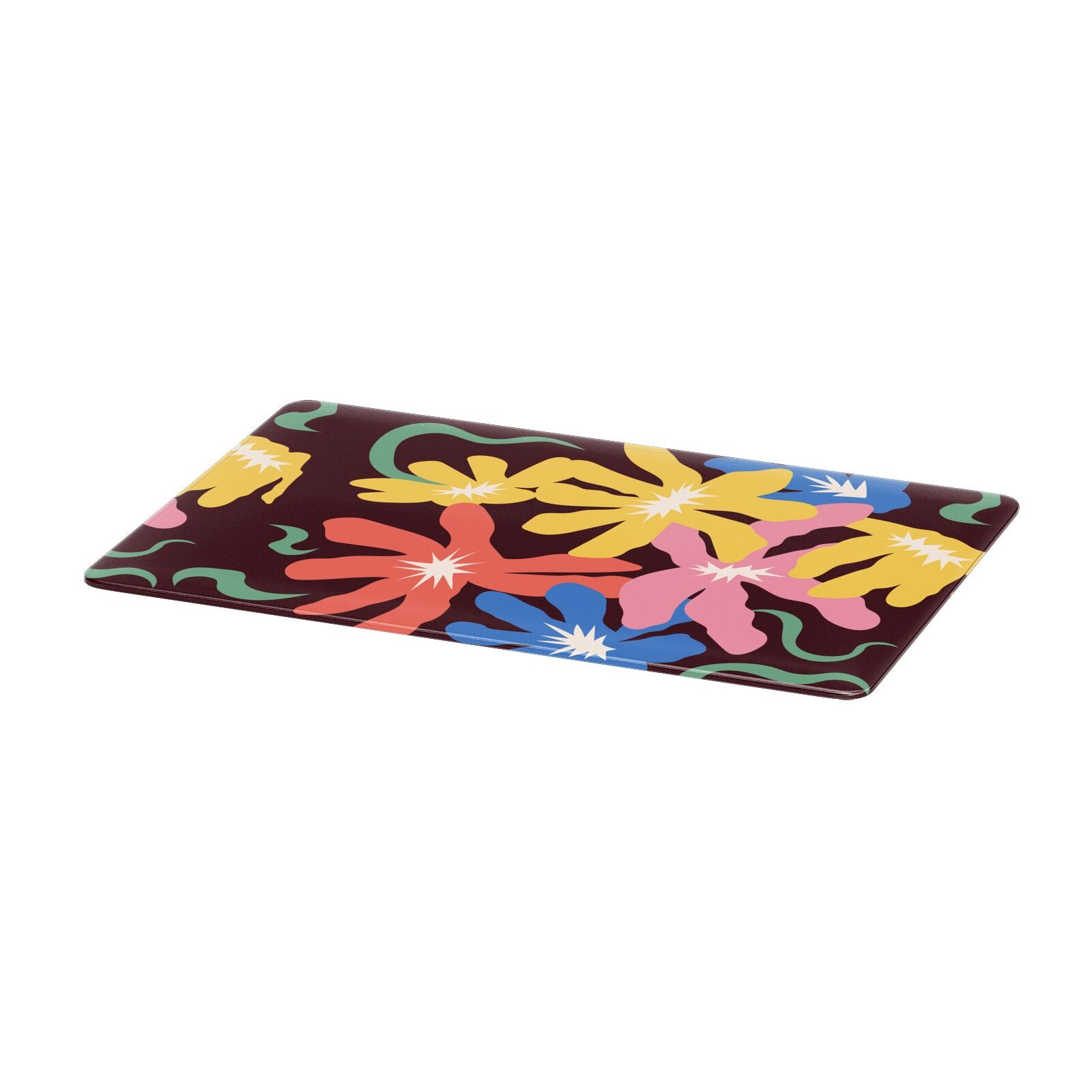 Abstract Flowers Apple MacBook Case Only