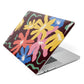 Abstract Flowers Apple MacBook Case Side View