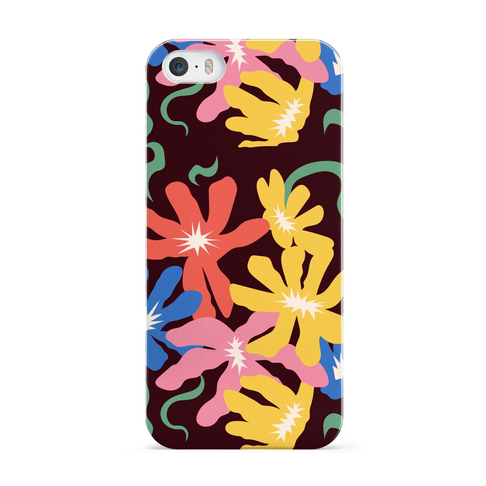 Abstract Flowers Apple iPhone 5 Case