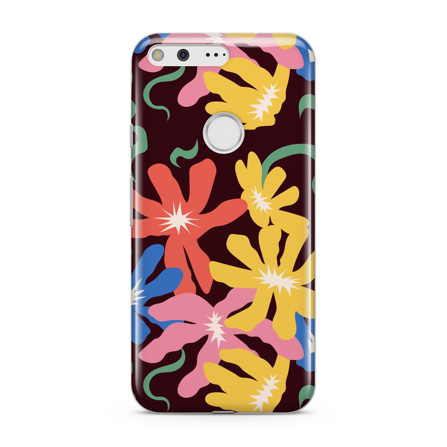 Abstract Flowers Google Pixel Case