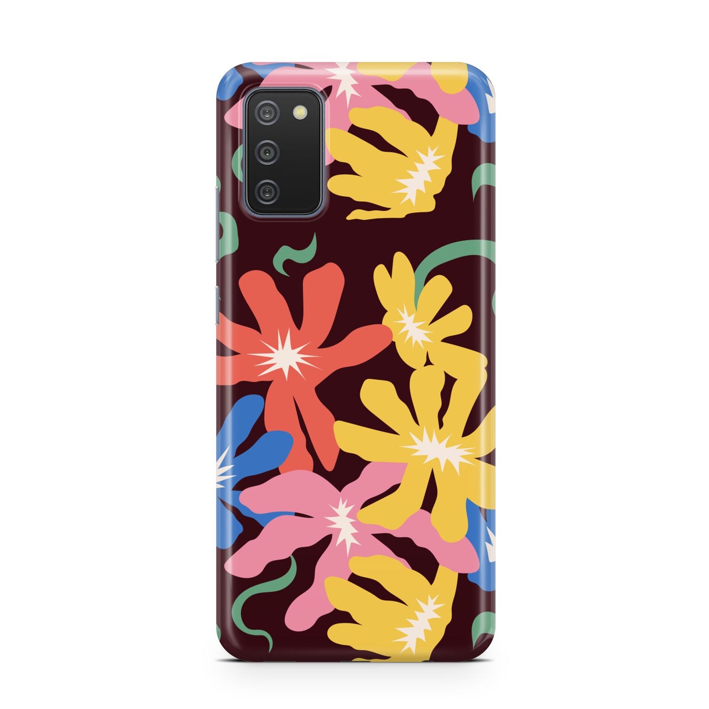 Abstract Flowers Samsung A02s Case