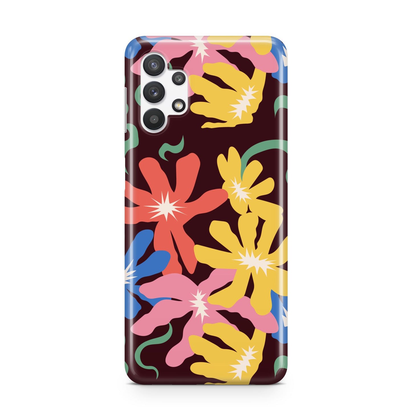 Abstract Flowers Samsung A32 5G Case
