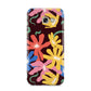 Abstract Flowers Samsung Galaxy A5 2017 Case on gold phone