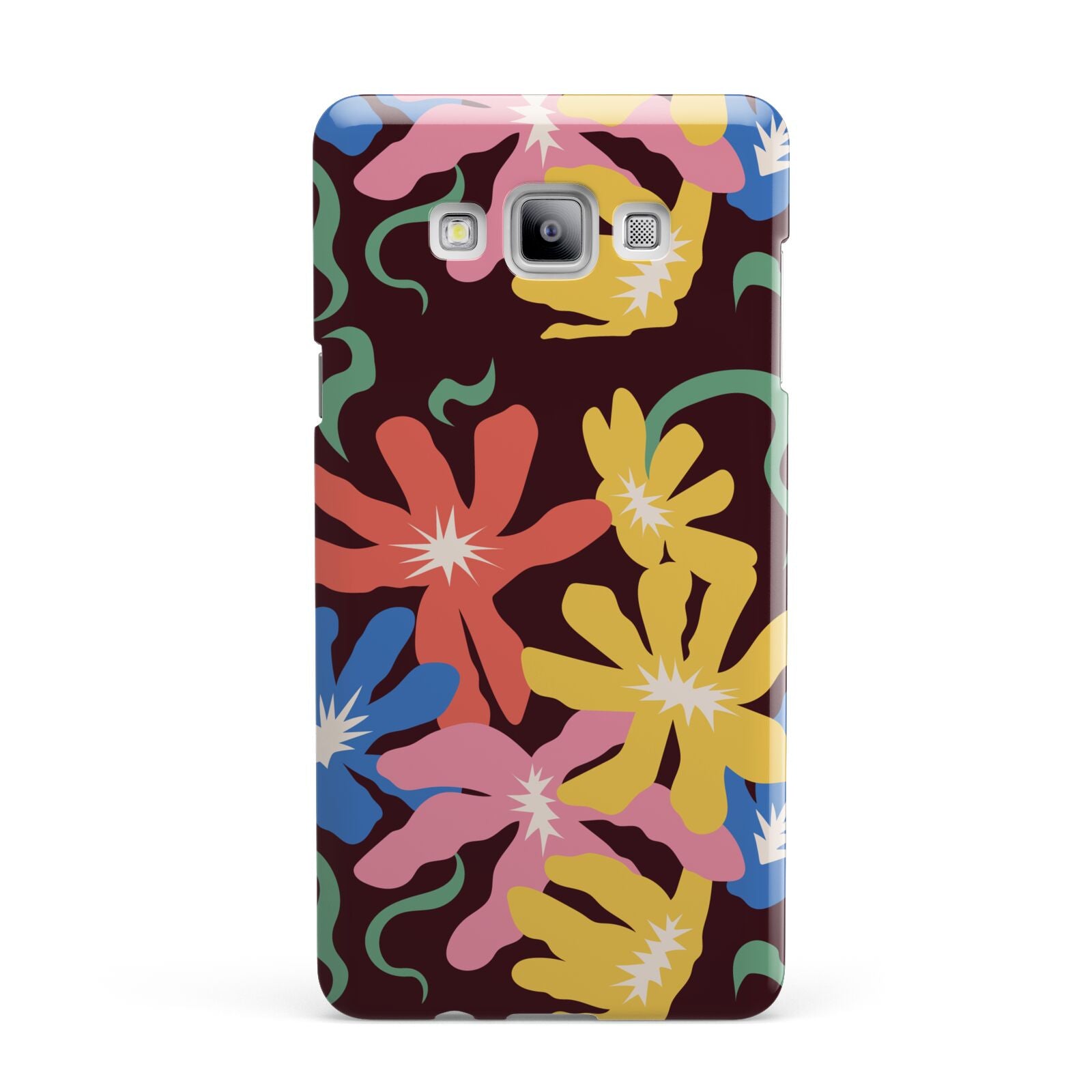 Abstract Flowers Samsung Galaxy A7 2015 Case
