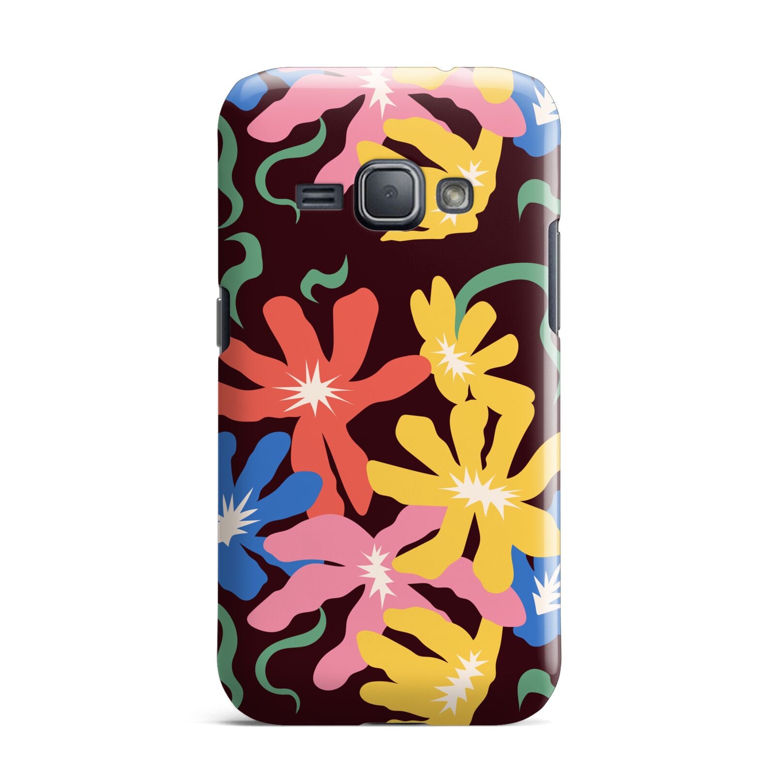 Abstract Flowers Samsung Galaxy J1 2016 Case