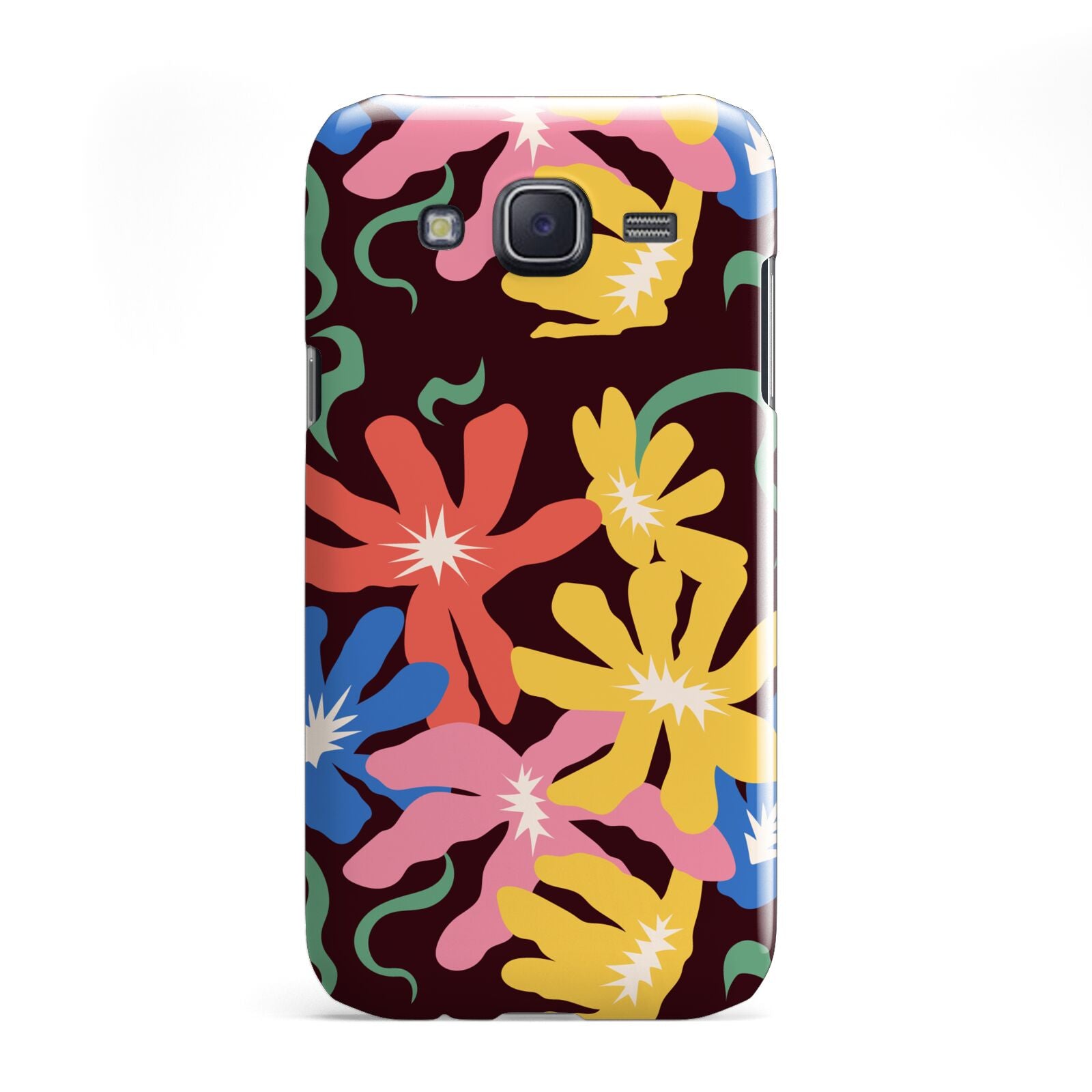 Abstract Flowers Samsung Galaxy J5 Case