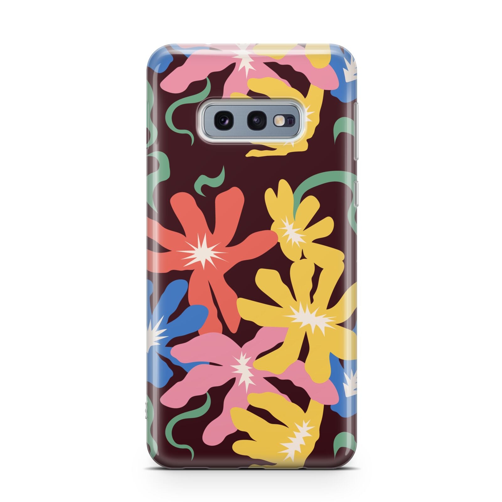 Abstract Flowers Samsung Galaxy S10E Case