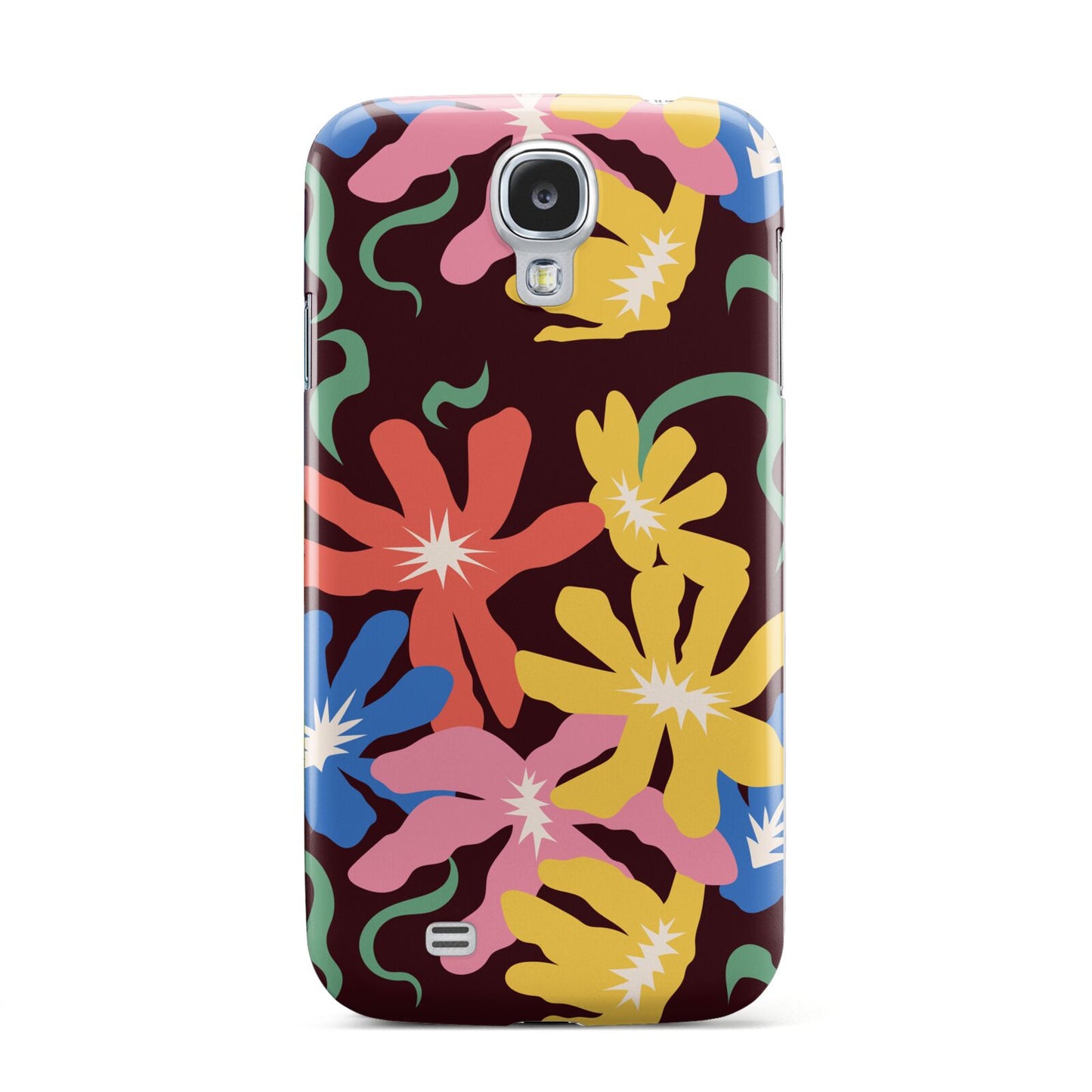 Abstract Flowers Samsung Galaxy S4 Case