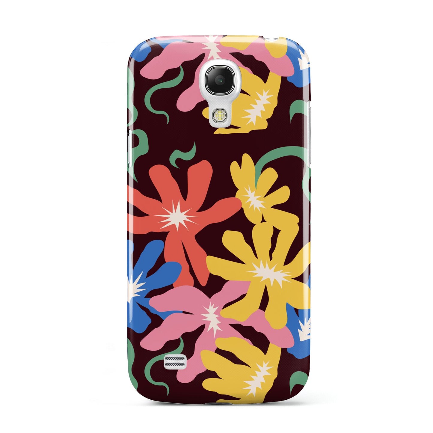 Abstract Flowers Samsung Galaxy S4 Mini Case