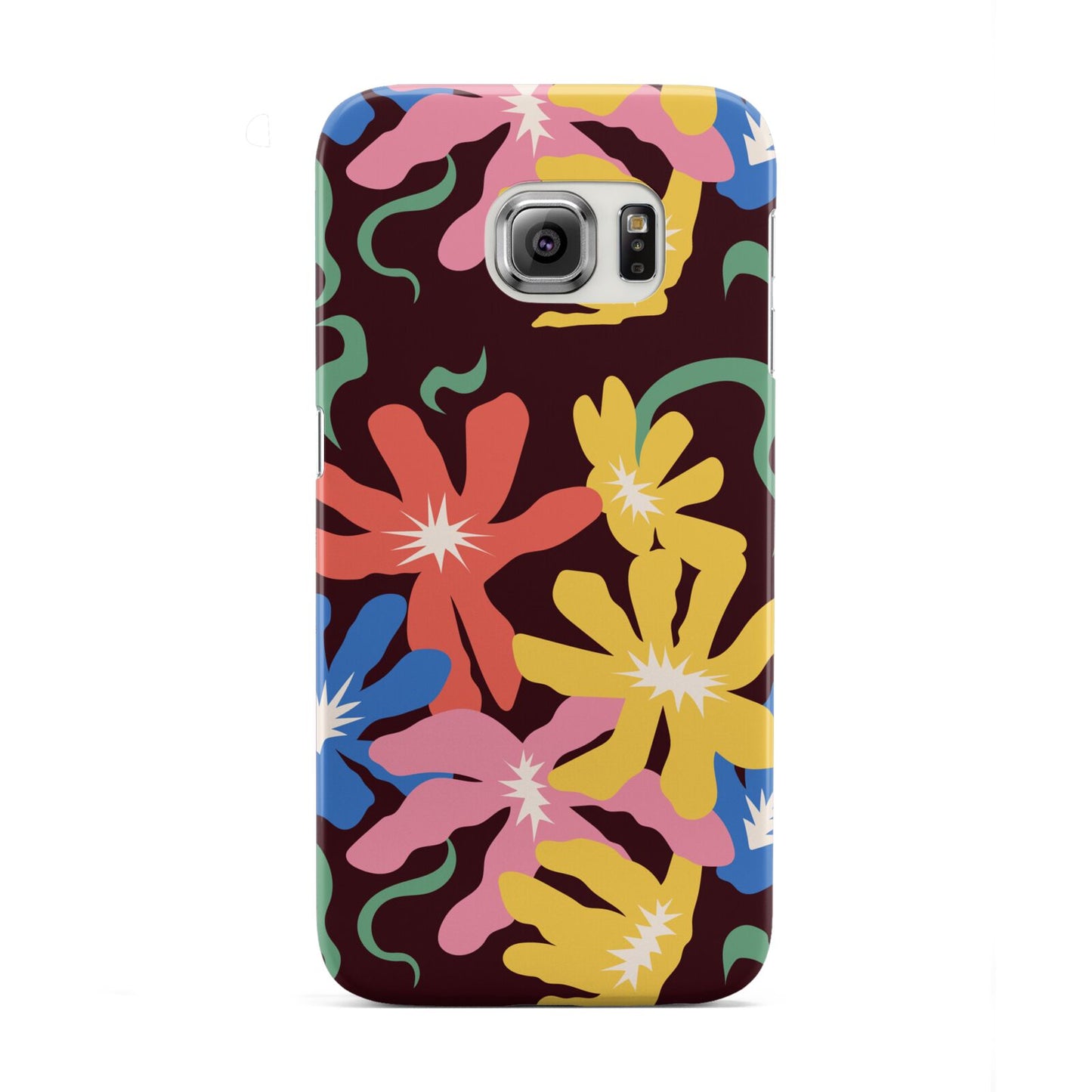 Abstract Flowers Samsung Galaxy S6 Edge Case