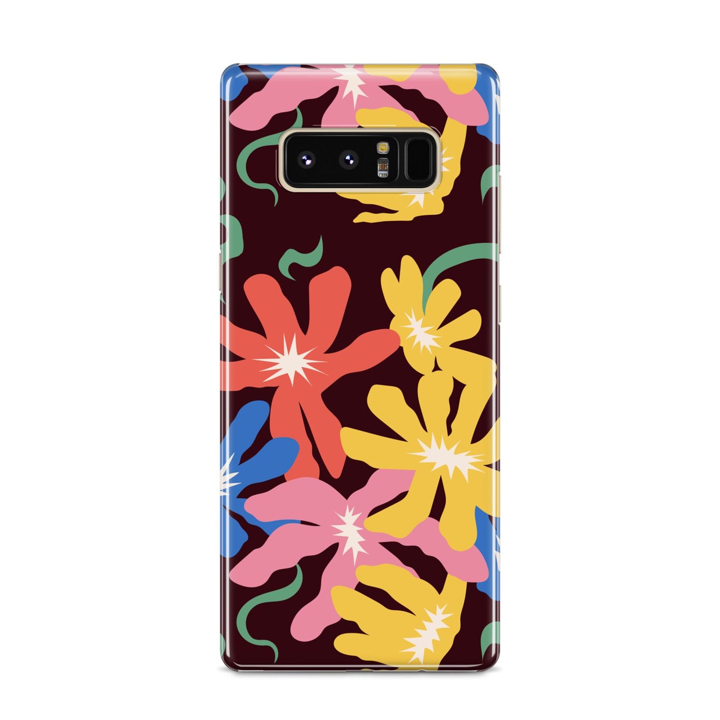 Abstract Flowers Samsung Galaxy S8 Case