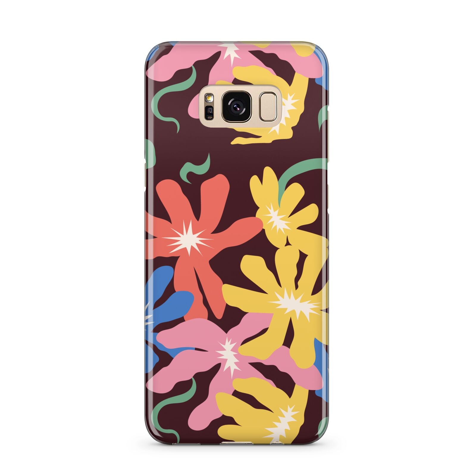 Abstract Flowers Samsung Galaxy S8 Plus Case